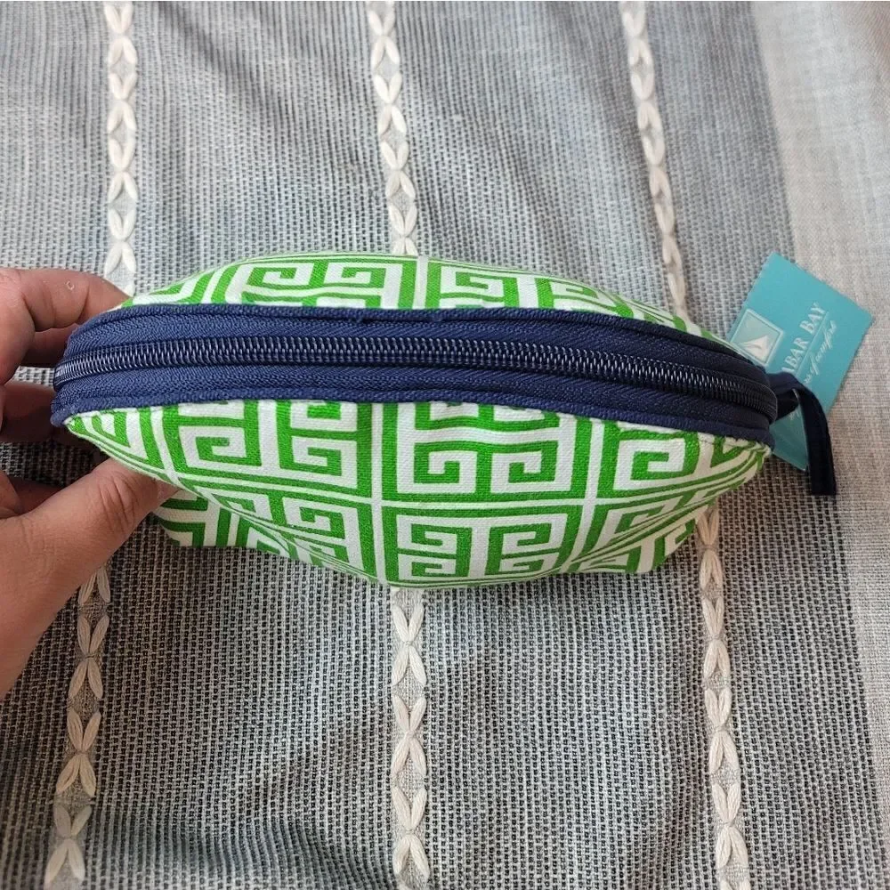 NWT- MALABAR BAY Organic Cotton Makeup Bag Set